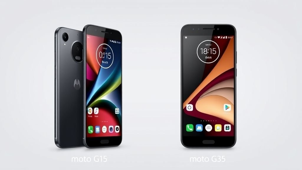 Moto G15 vs Moto G35: qual é o melhor celular barato da Motorola?
